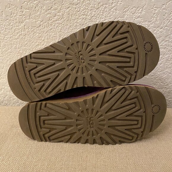 UGG Women Purple Suede Water Resistance Shearling Lined Winter Boots Size 5 - Picture 9 of 9